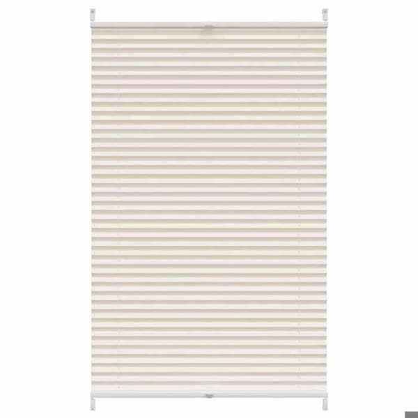 vidaXL Butik plissé 80x100 cm Crème 240633