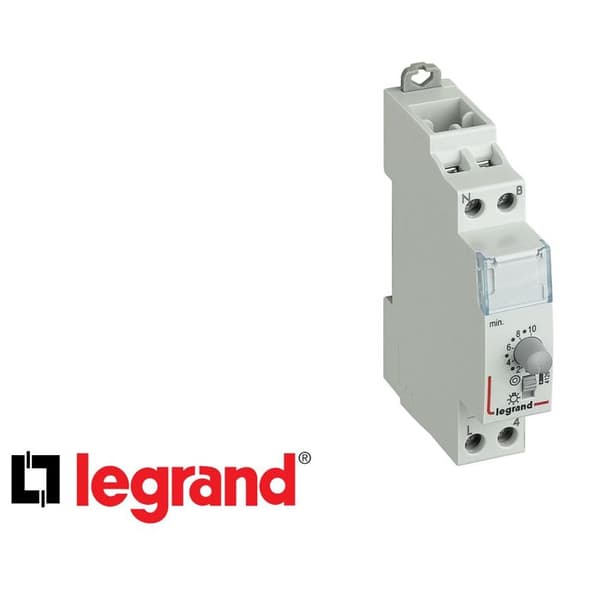 Modulär timer - LEGRAND - 412602 - 230V - 16A - Justerbar tidsfördröjning