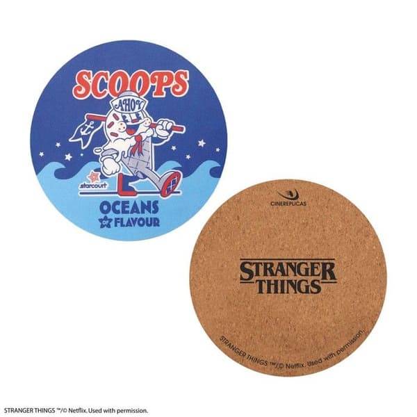 Cinereplicas - Stranger Things - Paket med 4 underlägg Stranger Things