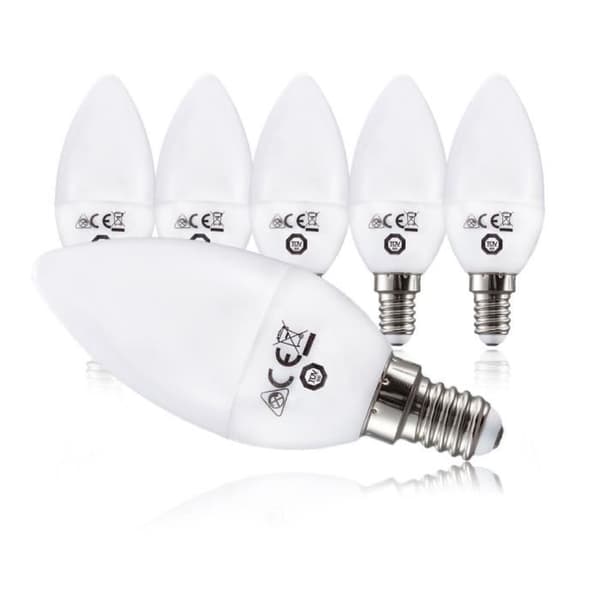 LED-lampa E14 energisparlampa 5W ljusform