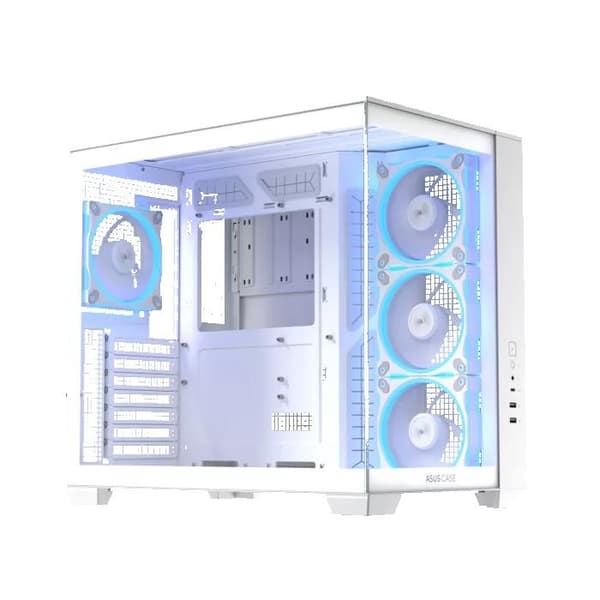 ATX PC-chassi ASUS A32 PLUS Vit - 4 ARGB-fläktar, GPU 420 mm, kylare 360 mm