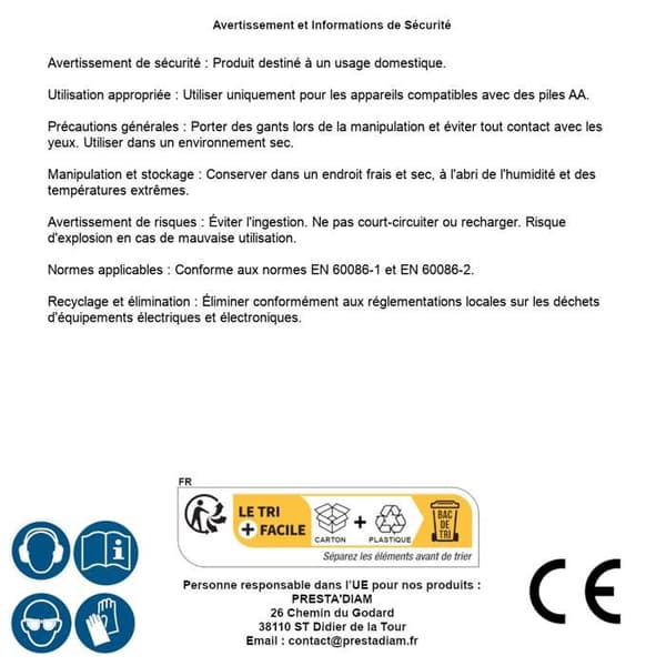 Super LR6 alkaliska batterier typ AA, 40 st