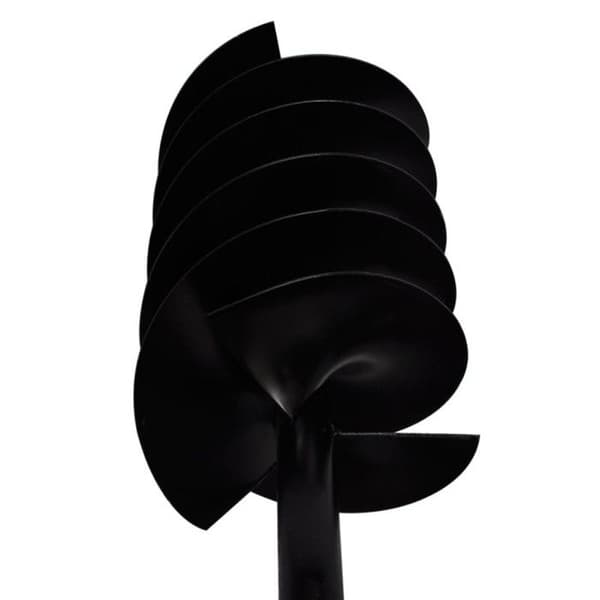vidaXL Markskruv med Borrbit 150 mm Stål Svart