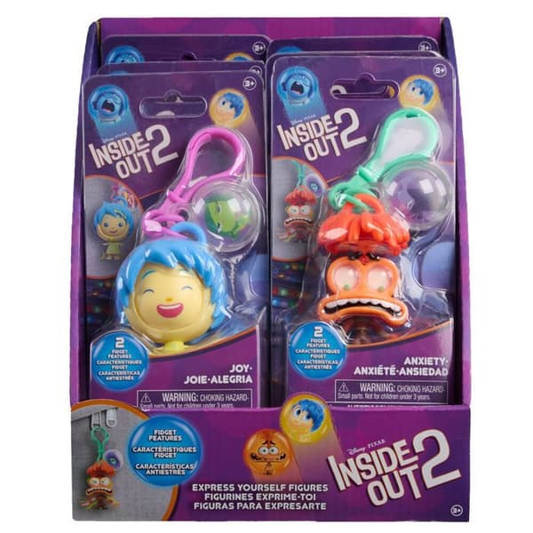 Nyckelring Just Play Disney Pixar Inside Out 2 (x3)