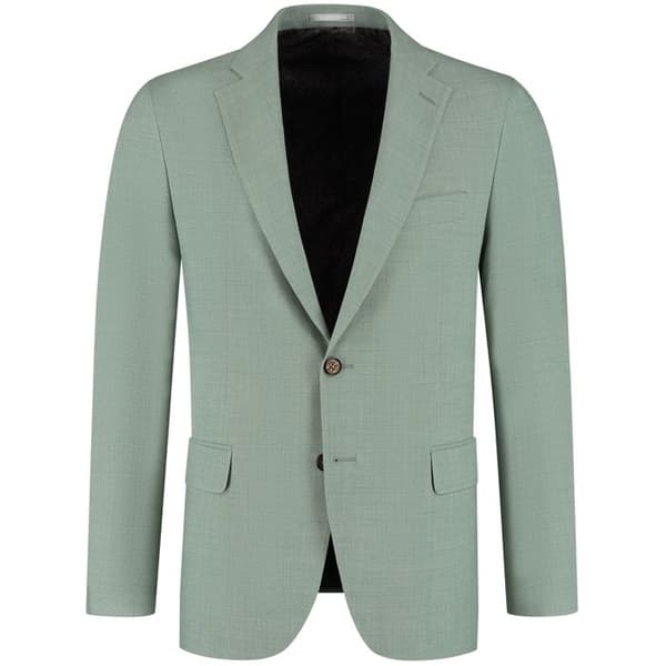 Blazer Michael Kors Linneblandning - salvia