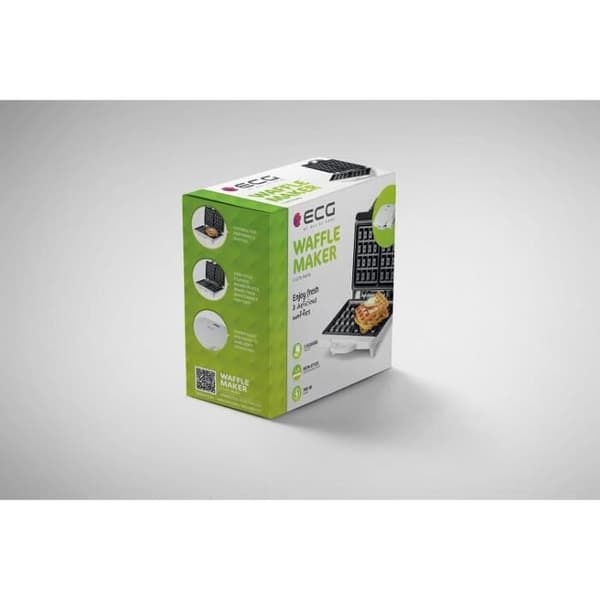 Gaufrier - ECG - S1370 - 700W - Svart - Lätt att underhålla
