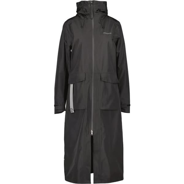Lång parkas dam Didriksons Nadja 4 - svart