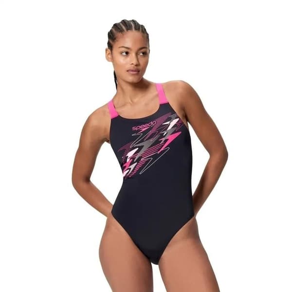 Speedo Medley Logo en del badkläder för kvinnor