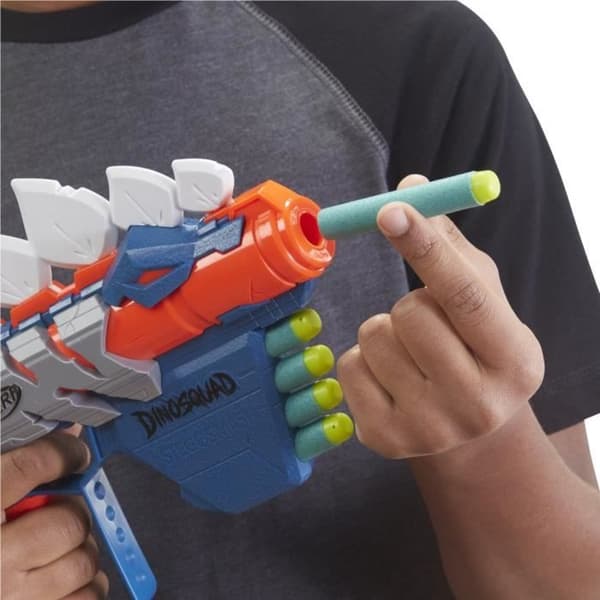 NERF DinoSquad Stegosmash Blaster - Stegosaurus Design - 5 Dart - Utomhus