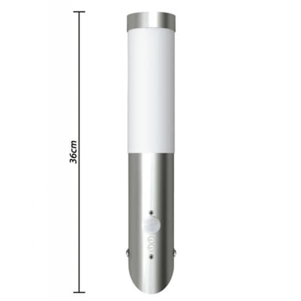 Designvägglampa med sensor, lutande