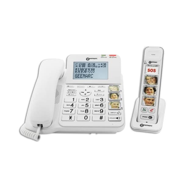 GEEMARC Telefon trådad AMPLIDECT COMBI-PHOTO 295 + PhotoDECT 295