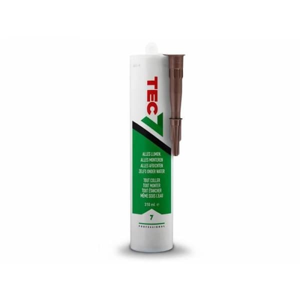 Tec7 - Limma, försegla och montera allt - Tec7 310 ml patron Brun