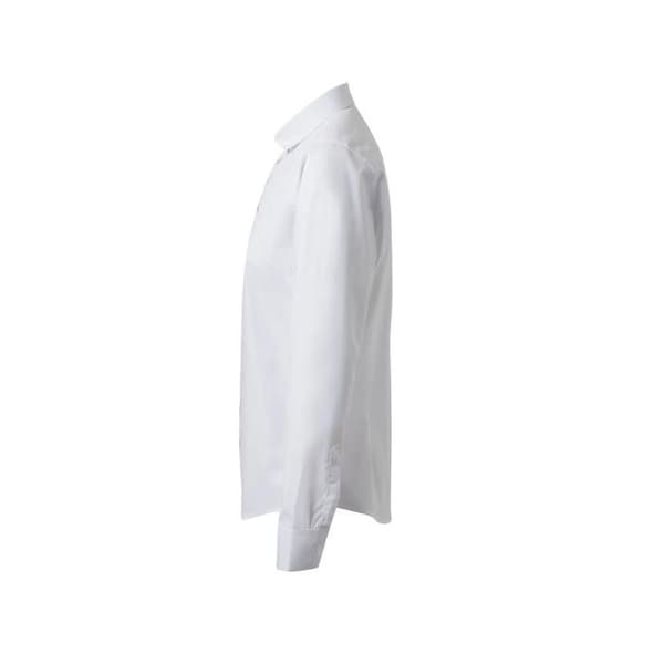 Polyester-bomullskjorta för kvinnor Velilla - vit
