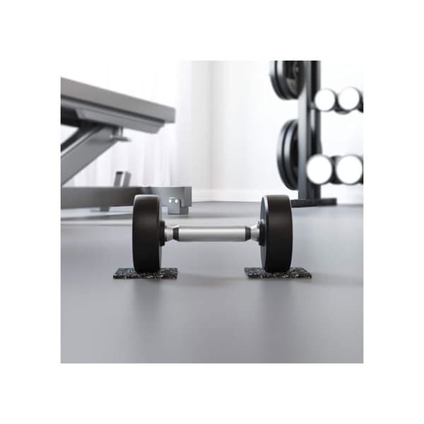 Svart gummirulle - vidaXL - 2000x12x0,3 cm - Halkskydd - Slitstark - Elastisk