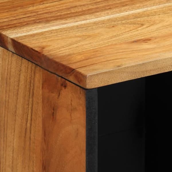 Buffé 80x33x75 cm i massivt akaciaträ