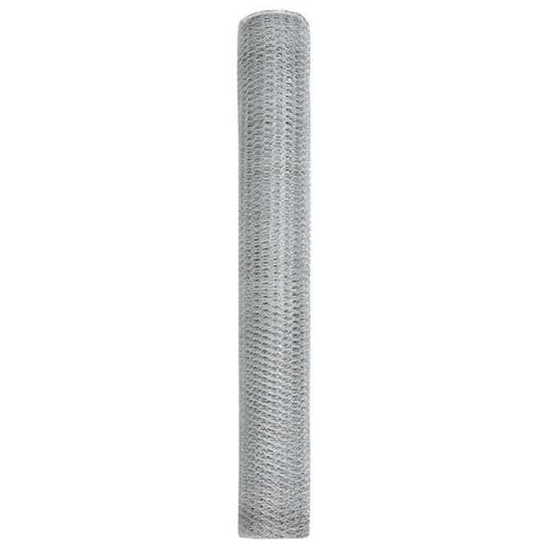 vidaXL Hexagonal stängsel Silver 1 x 50 m Galvaniserat stål 42005718