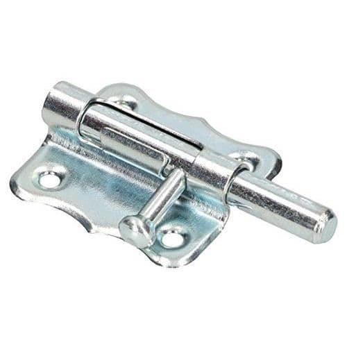 Dörrlås - KOTARBAU - Skjutbult - Robust stål - Snabb montering - Silver 40 mm