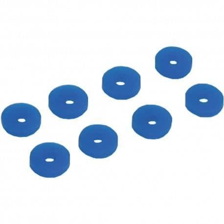 Siliconlappar - INLINE - Antivibration - 125mm - 12mm - 0,5mm tjocklek