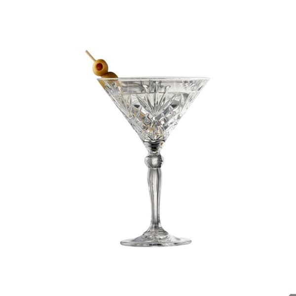 Cocktailglas - MORSØ - Melodia - Set om 4 - Transparent - Ljusreflexer