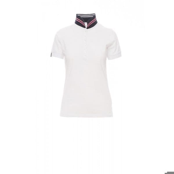 Polo dam Payper Nautic - ljusgrå/svart/rosa