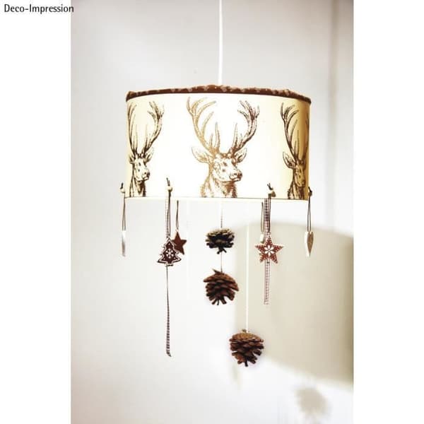 Lampskärm, 30cm ø, vit, höjd 16 cm