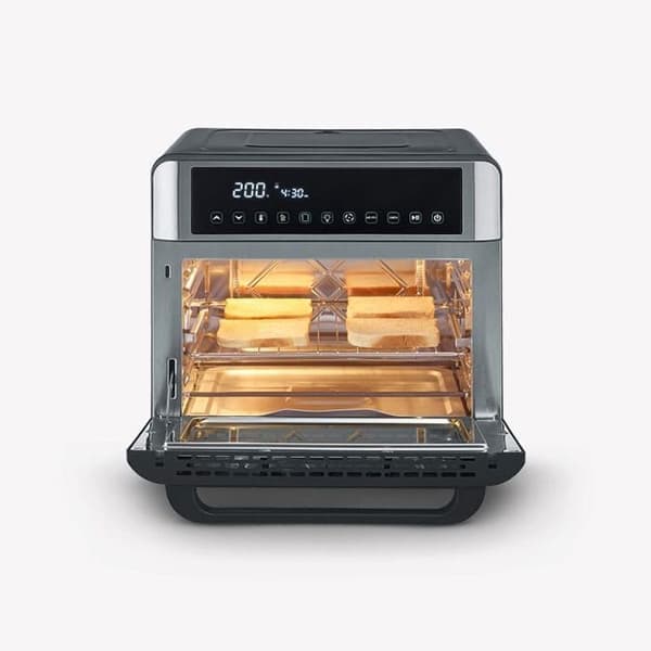 Severin Fyr och luftfritös 25l svart/silver - 2077