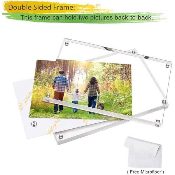 Foto ramar Boxalls 10 x 15 cm - 5-pack - Transparent akryl