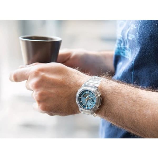 Klocka - CASIO - GA-2100BM-7A2ER - Transparent Plastik - 20 bar - 41 mm