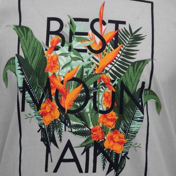 T-shirt Beige Man Best Mountain 1015