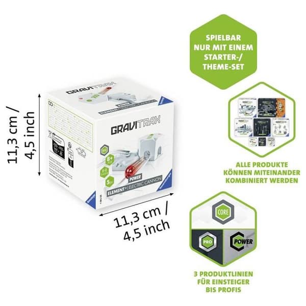 Ravensburger 23745 Element Elektrisk Kanon