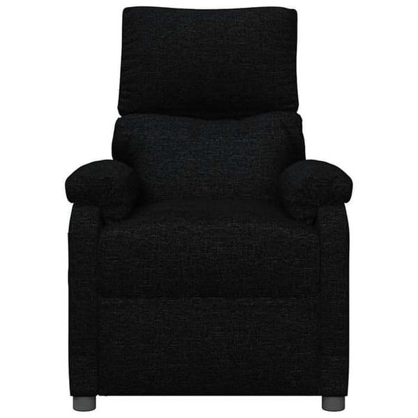 vidaXL Massagefåtölj Svart Tyg 342461