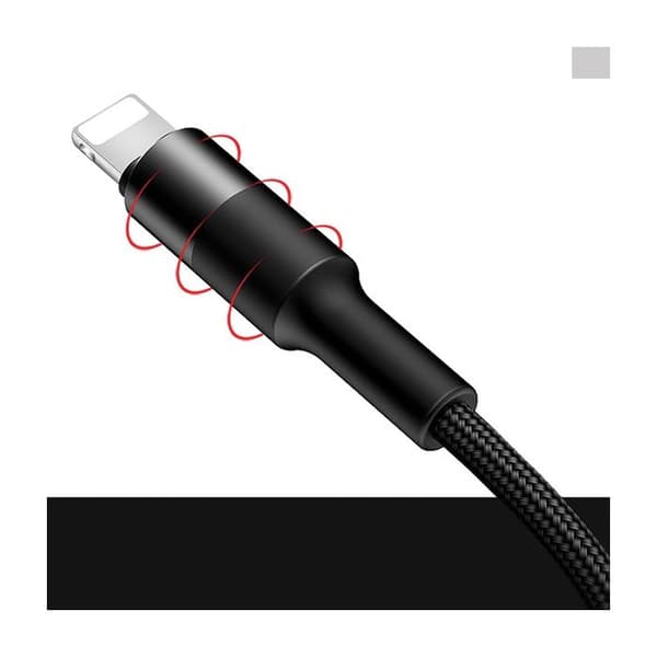 USB-C-kabel 1,5 m 2 A - snabbladdning, flätad
