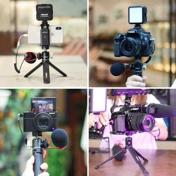 Mini Stativ Bärbar - ULANZI - U-Vlog - Antisläppande - Fällbar - Lätt