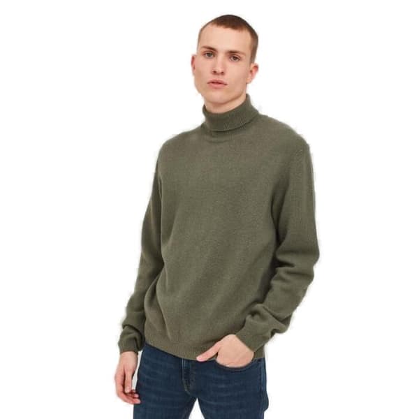 Pull bounty med rullkrage Casual Friday karl - Grön - XL