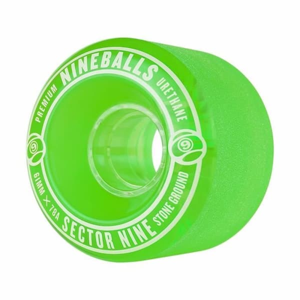 Sector 9 78A Nineballs hjul - grön wp - 61 mm