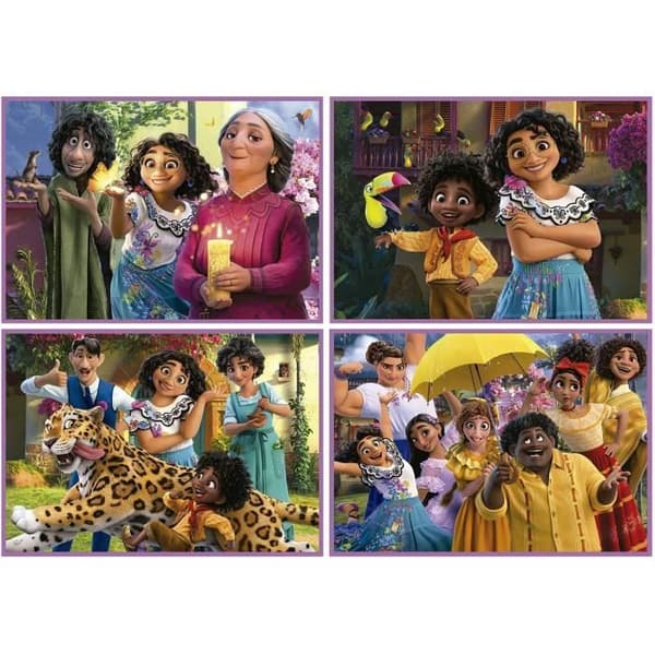 Disney Encanto progressiva pussel - 4 svårighetsgrader - Educa varumärke