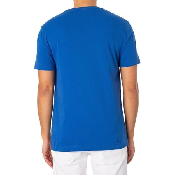 T-shirt Regular Med Sköld - GANT - Herr - 100% Bomull - Blå