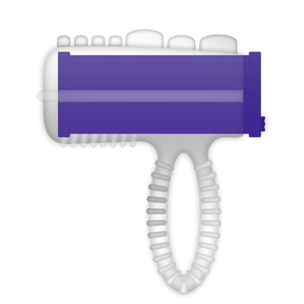 CASUAL LOVE - RING VIBRATOR LILAC TUNGSPETS -
