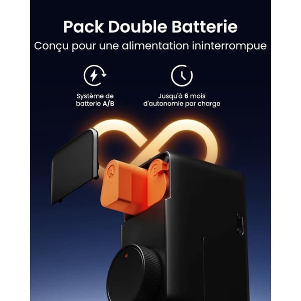 SwitchBot WiFi Pro Lås – Touch-tangentbord, Fingeravtryck, Matter, Alexa/Google, 15 metoder