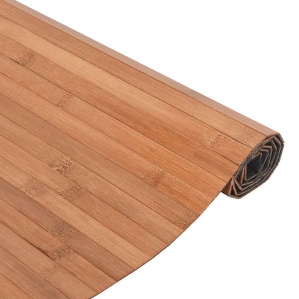 Matta - VIDAXL - Rektangulär - 100x100 cm - Bambu - Halkfri