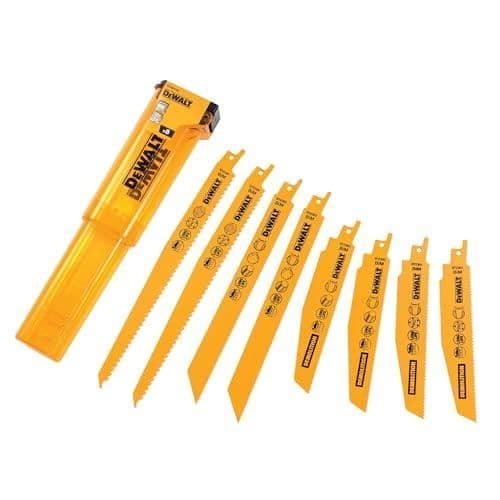 Såg egoin - DEWALT - U - 8 blad - Trä, plast och metall - Precision och hållbarhet