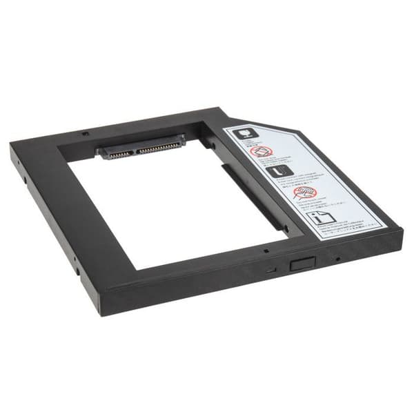 Adaptör för SSD/HDD - SilverStone - SST-TS14B - 2.5 tum - 9.5mm - Svart