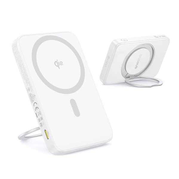 Externt batteri - BASEUS - PicoGo - 5000mAh - Qi2 - Typ-C-kabel inkluderad
