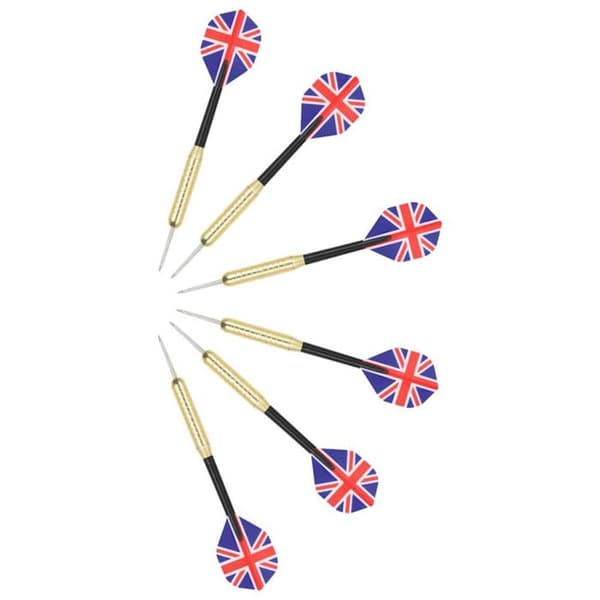 vidaXL Professional Sisal Target Set med 6 pilar