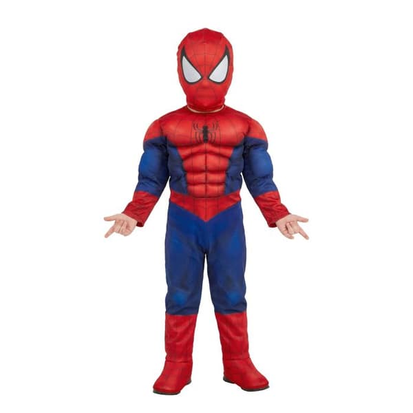 Lyxig muskulös Spiderman-dräkt för barn