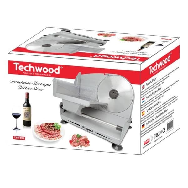 TECHWOOD TTR-890 Elektrisk matskärare - Grå