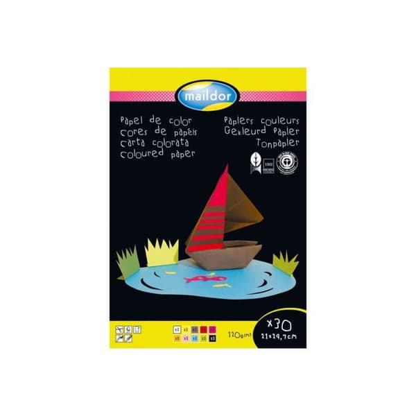 Maildor Standard A4-papper 160g 30 ark sortiment