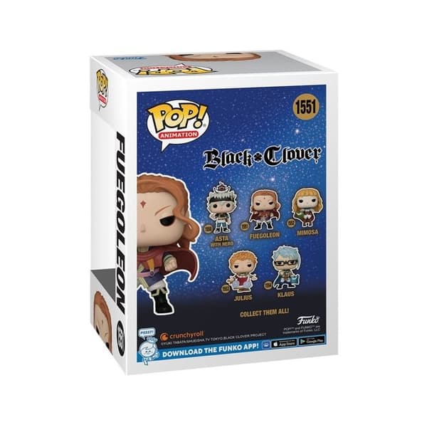 Funko - Black Clover -POP! Fuegoleon 9 cm