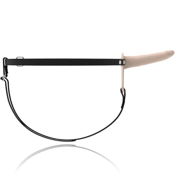 FETISCH UNDERDÅNIG SILIKON STRAP-ON VIBRATOR KÖTT 15CM