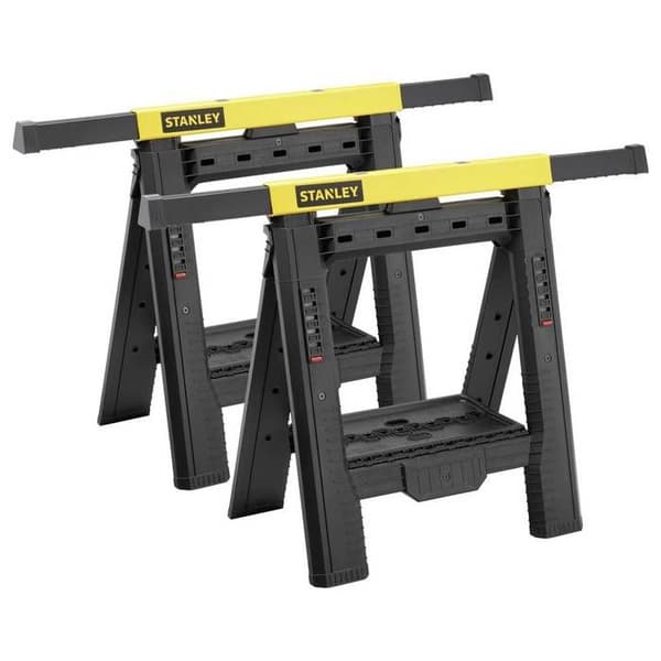 Set med 2 stycken teleskopiska hopfällbara bockar - STANLEY - STST1-70559